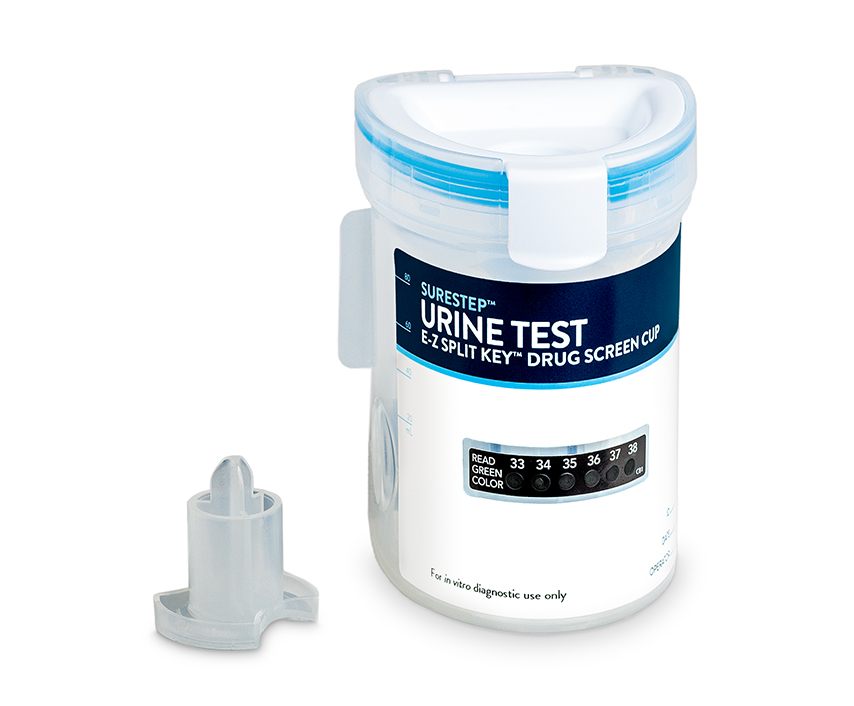 SureStep™ Urine Drug Test EZ-Split Key Cup