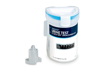 SURESTEP™ URINE Test E-Z Split Key™ Drug Screen Cup